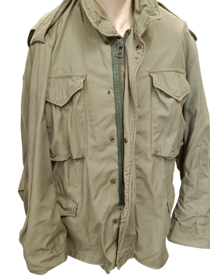 Veste US M65 Originale Vietnam – 2ème Type Zip Alu – Taille M/L