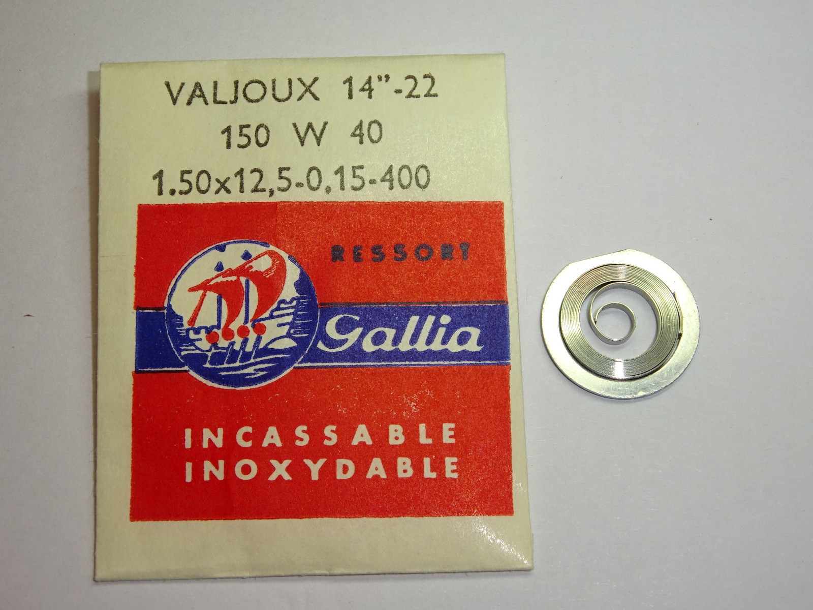 Valjoux mainspring 22 71 222