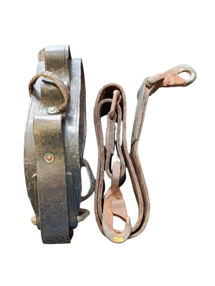 Ceinture de monteur de ligne en cuir. Signal corp 1943