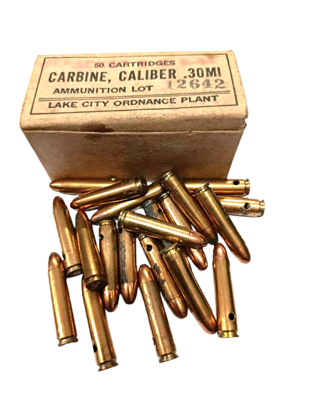 Boîte de 50 cartouches (vide)  USM1, cal .30 M1, LAKE CITY ODNANCE PLANT 1944