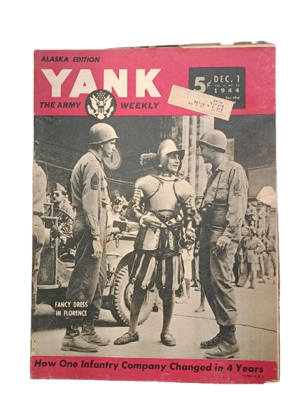 Magazine YANK, 1 décembre 1944, "FANCY DRESS IN FLORENCE "