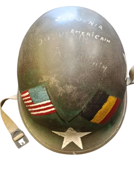 casque us m1 pattes fixes 1944 ww2
