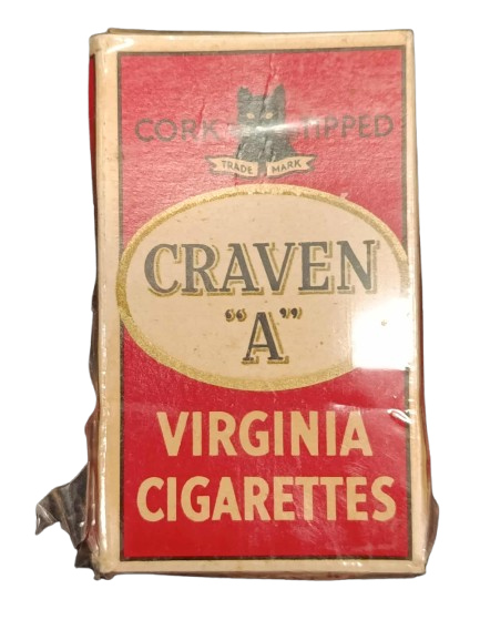 Paquet de cigarettes Craven A GB WW2