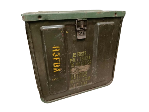 Caisse pour 12 fuses us 75H ou 105H  1944