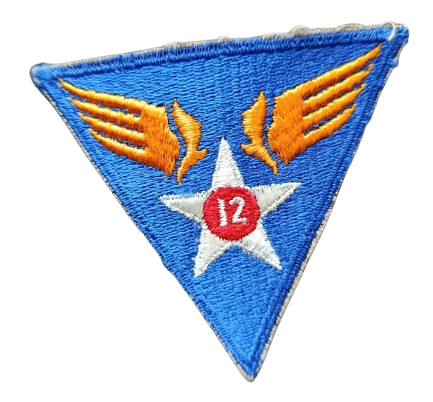 Insigne, 12th Air Force, USAAF, MTO