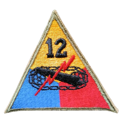 Insigne, 12th Armored Division, 'Hellcat'