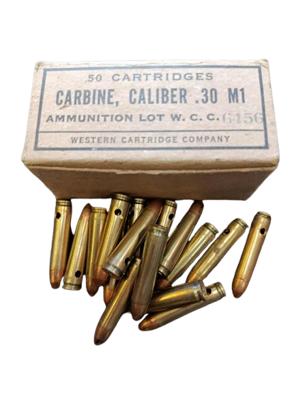 Boîte de 50 cartouches (vide)  USM1, cal .30 M1, WESTERN CARTRIDGE COMPAGNY 1944 