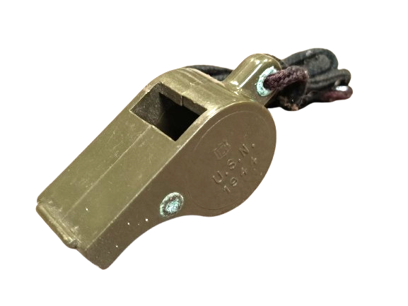 Sifflet en plastique US Navy, 1944