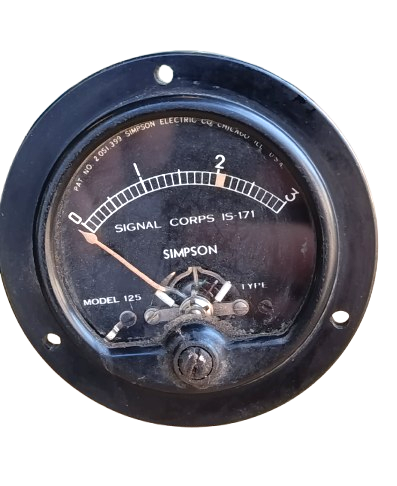 ampèremètre signal corp IS 171 ww2 