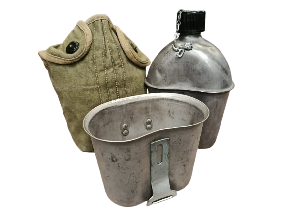 Gourde US Army british made , complète, 1944
