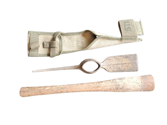  Piochon individuel M-1910 US Army WW2 - Daté 1944