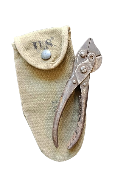  Pince Coupe-Fil US Army WWII - Marquée "Schollhorn Co." avec son Étui