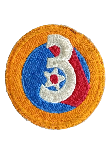 Patch original USAAF 3rd Air Force – Insigne d'épaule US WW2