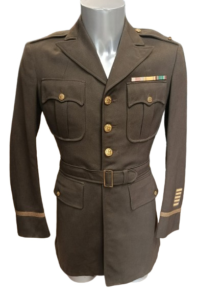 Veste Officier US Army WW2 "Chocolat" - Kahn Tailoring 1942