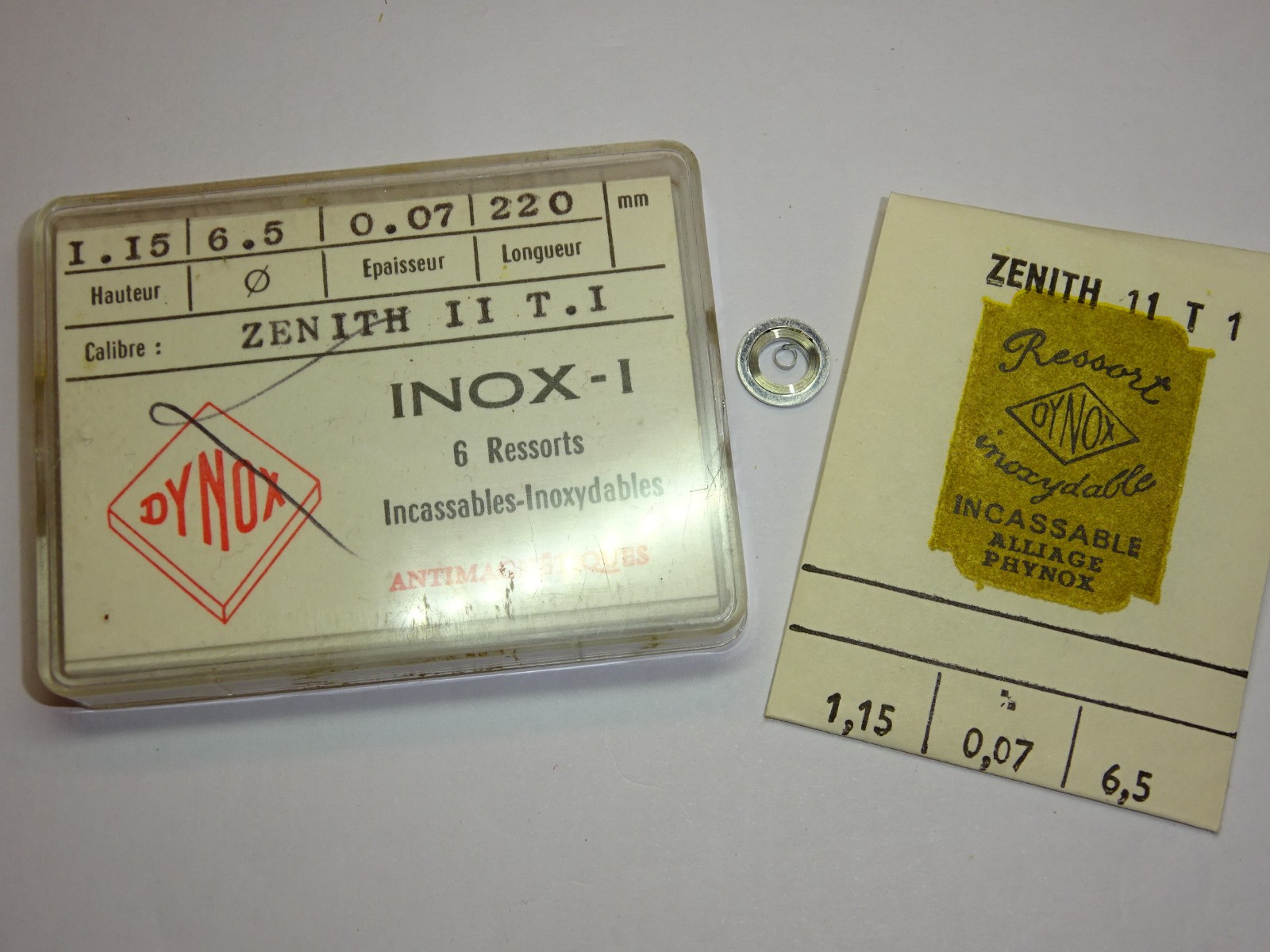 Zenith mainspring 11 11T 57/8 57 / part 770 inox